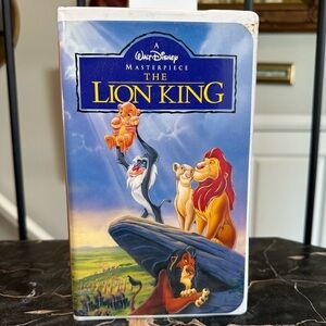 The Lion King Black Diamond VHS Tape Walt Disney Masterpiece Collection